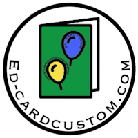 the logo for e-cardcustom com